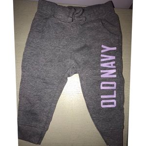 Logo-graphic joggers for toddler girls